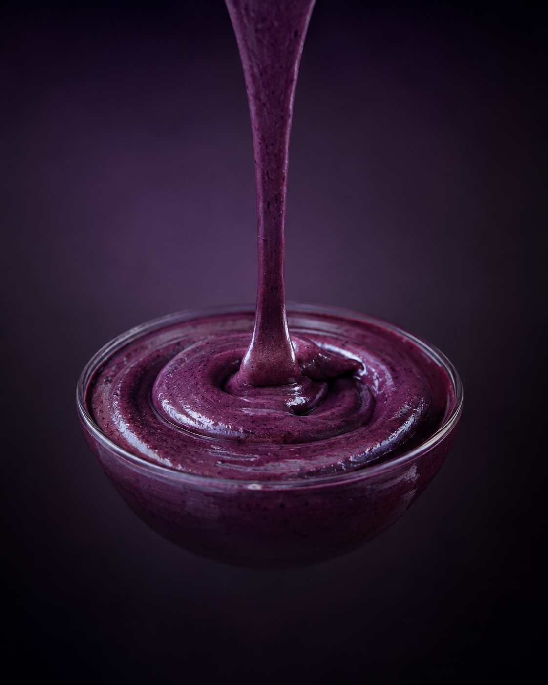 Açaí sendo servido — O Poderoso Açaí